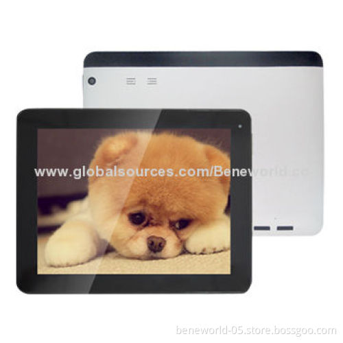 Metal housing 9.7-inch mtk8382 quad core 3G tablet PC with IPS 1024*768,GPS, dual 3G SIM card